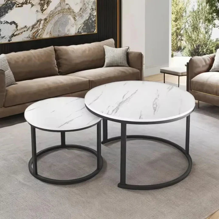 Lot de 2 Tables Basses Design Top