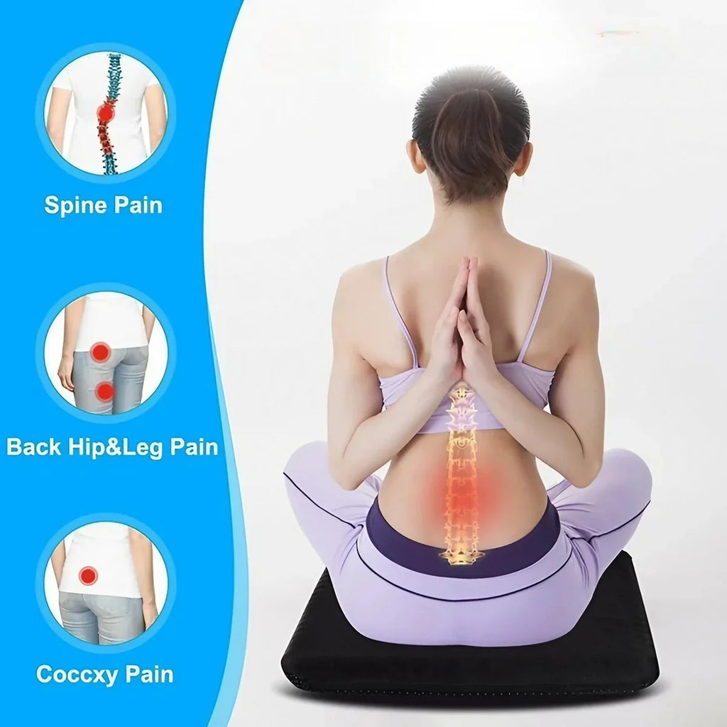 Coussin de siège médical + housse protectrice antidérapante