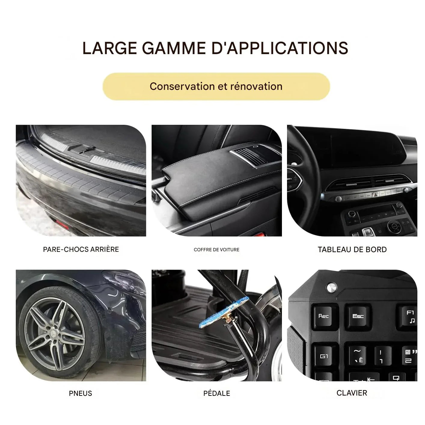 Revêtement Restaurateur de Plastique – Rayhong Crystal Coating (30ml) Lot de 2 boites au prix de 1