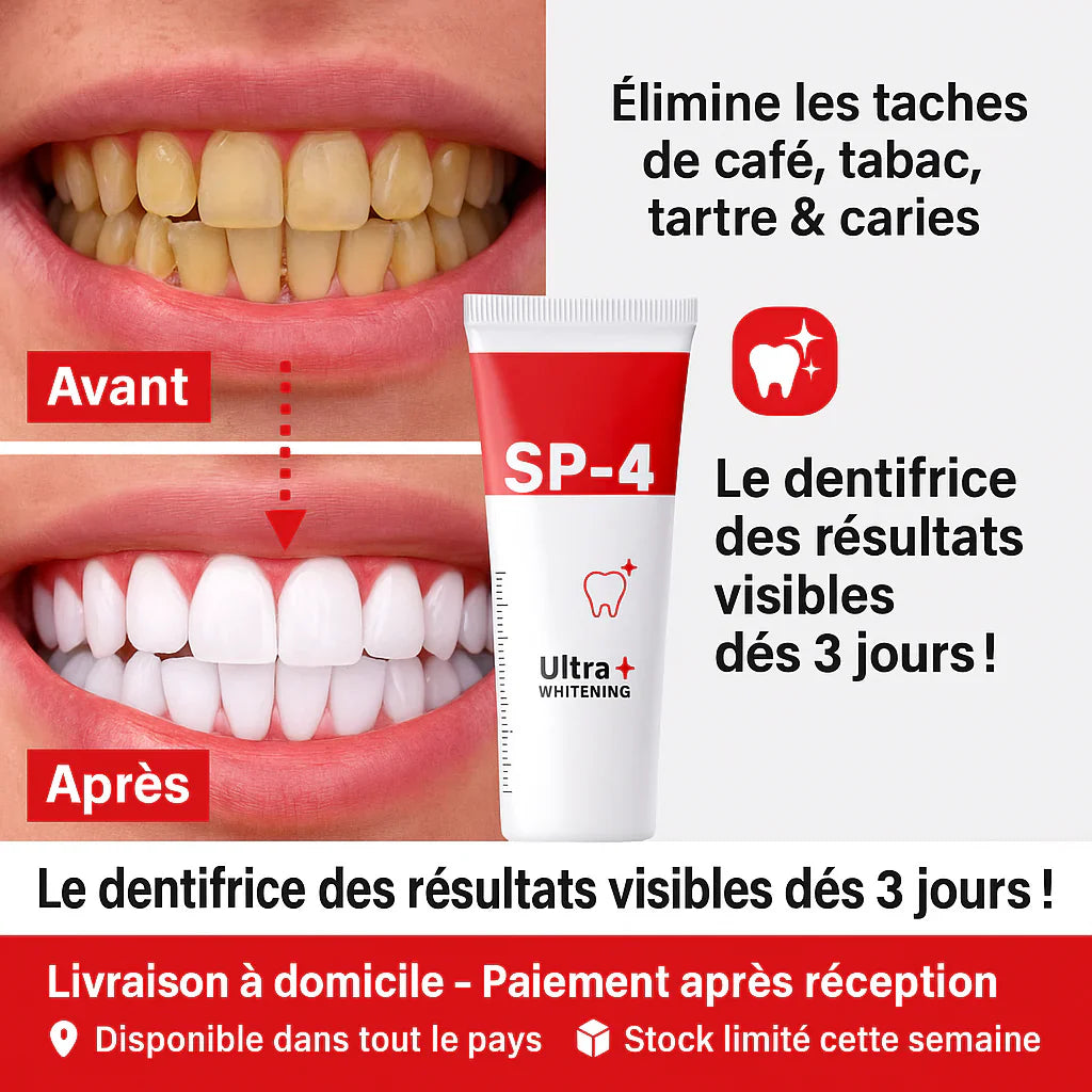 Dentifrice blanchissant probiotique Gestion de la santé bucco-dentaire(Élimine des années de taches) ci