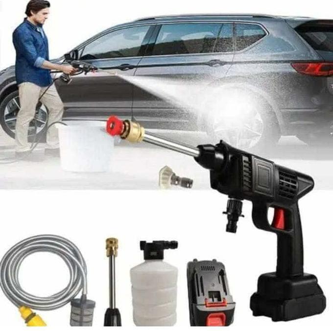 PISTOLET A EAU HAUTE PRESSION TRIPLES BATTERIES