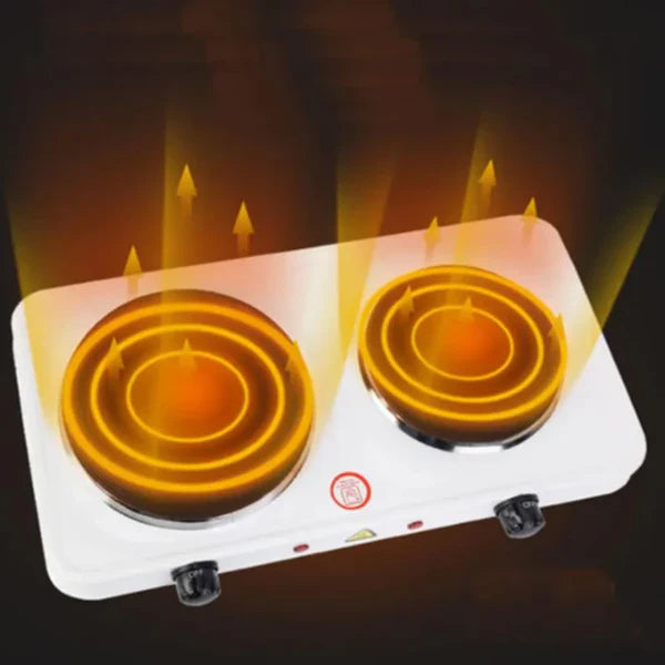 Réchaud électrique à 2 foyers