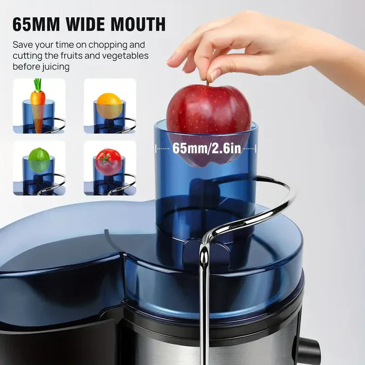 Extracteur de Jus&Légumes – Jus Fait Maison 100% Naturel, Parfait pour Enfants & Régimes Santé (Stock très limité - juste quelques pièces)