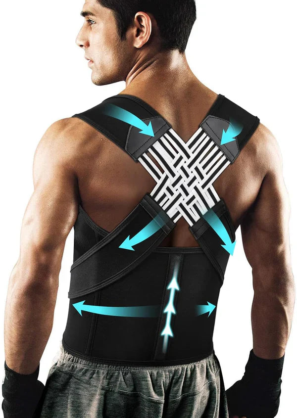 PostuPro™ : Correcteur de Posture Ajustable pour Hommes et Femmes ✅