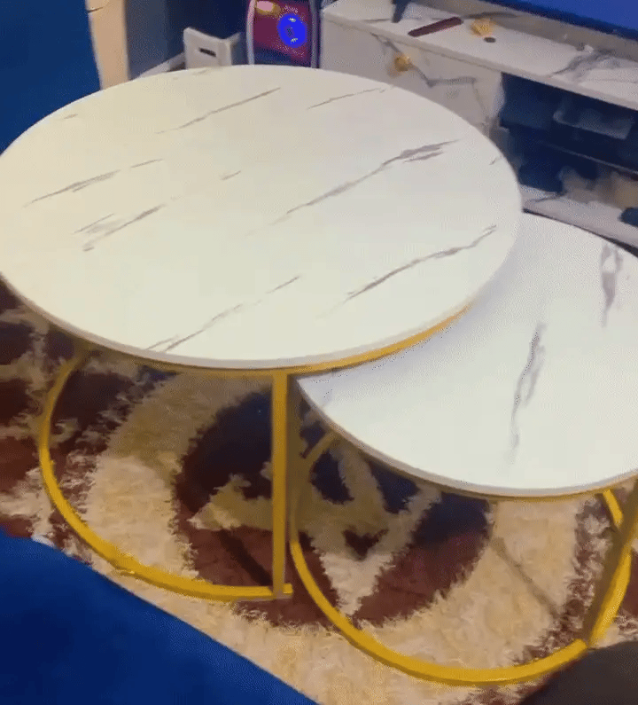 Lot de 2 Tables Basses Design Top